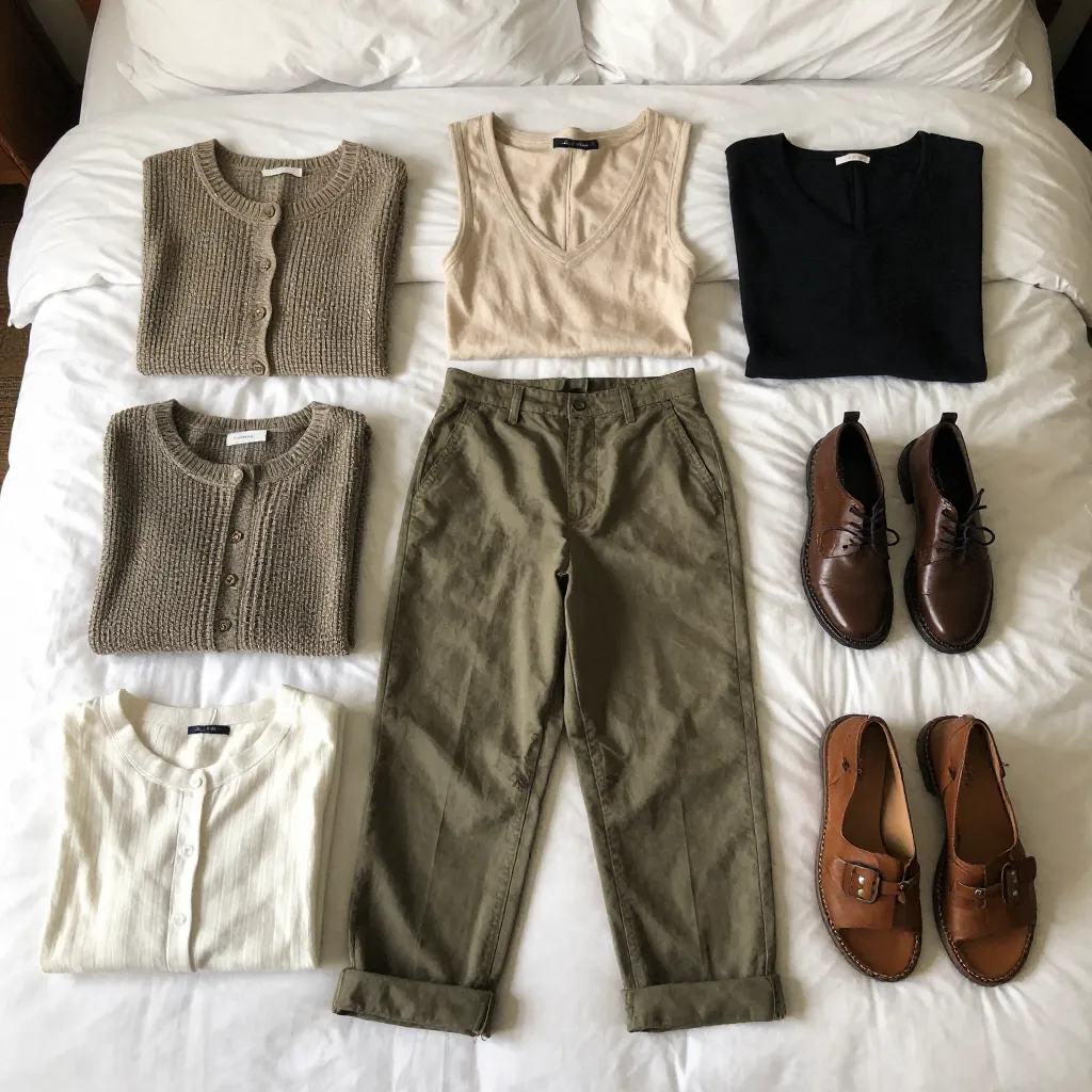 Natural style photography wardrobe lookbook